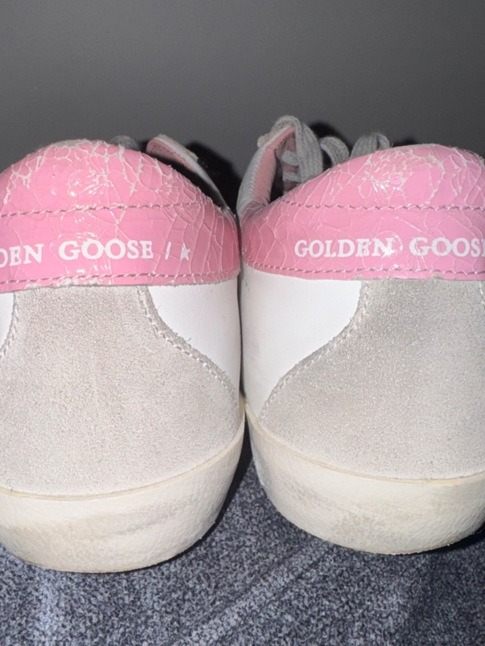 Golden Goose Superstar Pink White Leather Sneakers EU 39 Authenticated - Picture 12 of 16